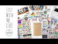 List With Me... LIVE, Traveler’s Notebook Style 3.6.21