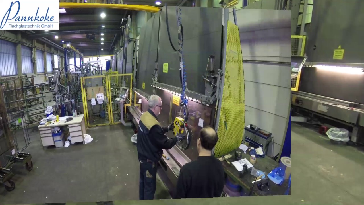 7005-MD1/E vacuum lifter use in insulation glass production