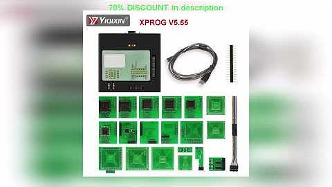 A must-have product! XPROG V5.55 ECU Programmer Chip Tuning Tool Metal Box With Full Adapter For B