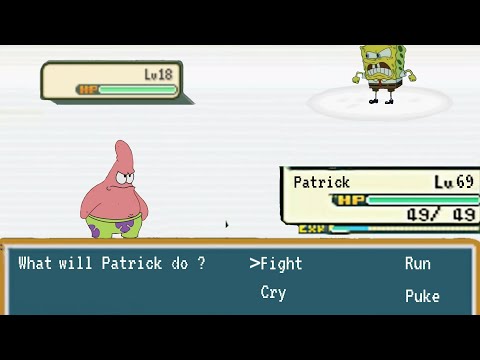Patrick thats a Pokemon Battle || Patrick vs SpongeBob Pokemon Battle