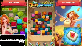 Jones Tile Match Adventure | Levels 1-20 (ATG) Android, iOS Gameplay screenshot 2
