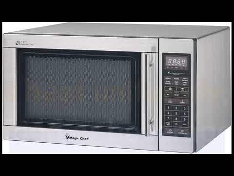 Magic Chef 1.6 cu. ft. Countertop Microwave in Stainless steel