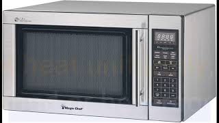Magic Chef MCM1611ST 1100W Oven, 1.6 cu.ft, Stainless Steel Microwave