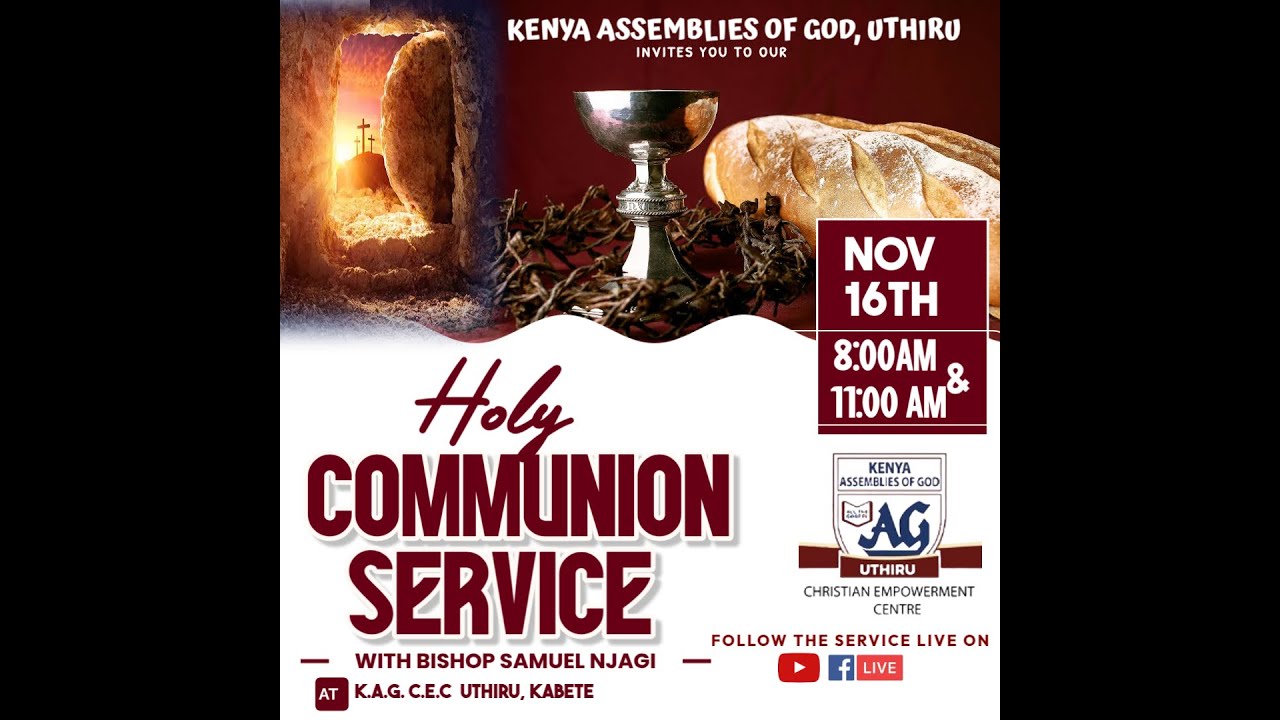 WELCOME TO OUR 2ND SERVICE 16th NOV 2025:TOPIC:HOLY COMMUNION A TIME OF ...