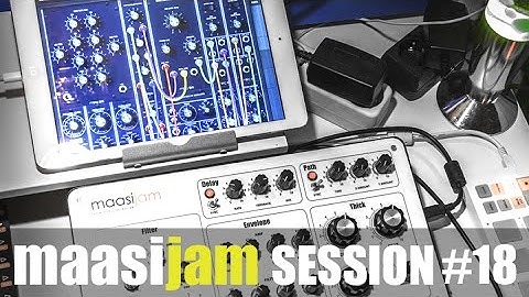 Moog Model 15 meets Volca Bass / Keys / FM, Ambient Jam - maasijam session #18