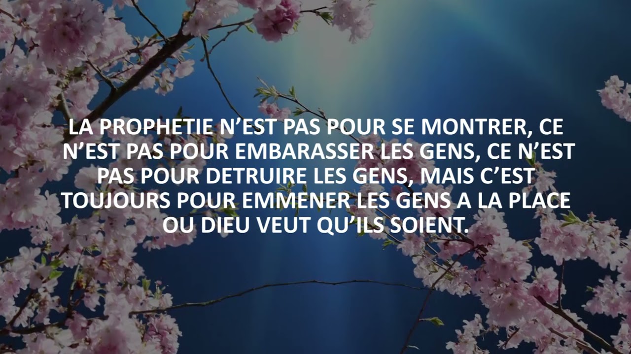 LES SIGNES QUE VOUS ETES UN PROPHETE OU QUE VOUS POUVEZ DEVENIR UN PROPHETE.