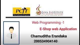 Web Project Task 47 | 1st Year | Semester 01 | Java Institute