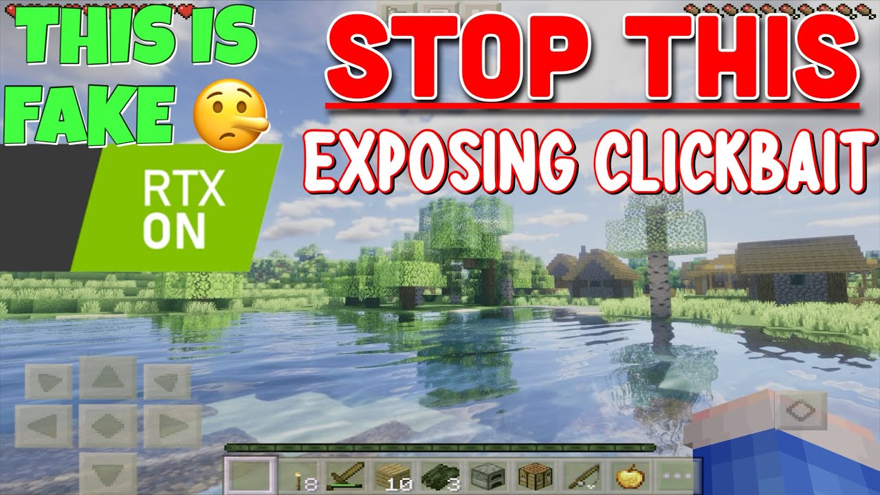Exposing Fake MCPE Shader Clickbait!!