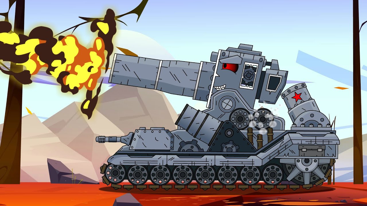 How to Draw a Hybrid Final Boss Tank | Cartoon Tank Home - YouTube
