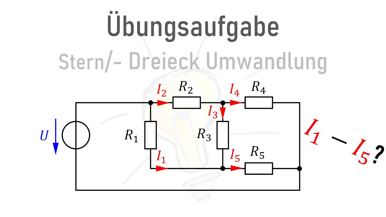 bungsaufgabe Stern Dreieck Umwandlung YouTube bungsaufgabe stern dreieck umwandlung youtube
