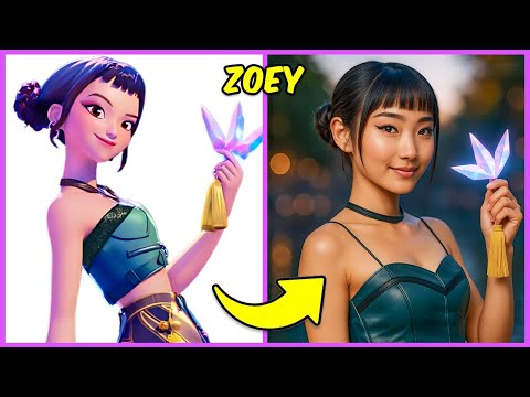 KPOP Demon Hunters im Echten Leben 🎹😈 + Errate die Demon Hunters Charaktere anhand von Song