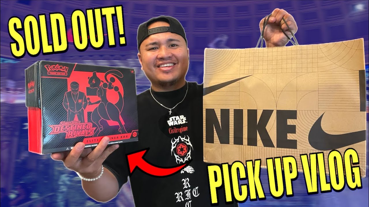 SOLD OUT! PICKING UP KOBE 6 DODGERS & POKEMON DESTINED RIVALS!