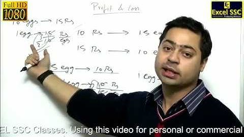 Excel SSC - SSC CGL Maths Tutorials - DEMO - Profit & Loss (Questions 3)