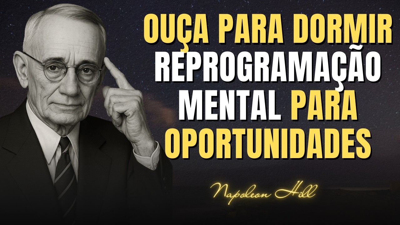 Ouça essa mensagem AGORA a NOITE: Reprogramação Mental Visando Oportunidades | Napoleon Hill