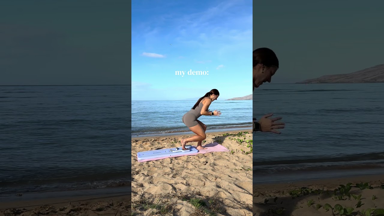 Мой брат пробует пилатес.