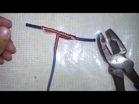 Cómo hacer un empalme de cables paso a paso