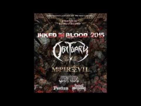 OBITUARY- INKED IN BLOOD TOUR 2015