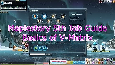 [Maplestory V] Guide to the 5th Job V-Matrix and My Nodes