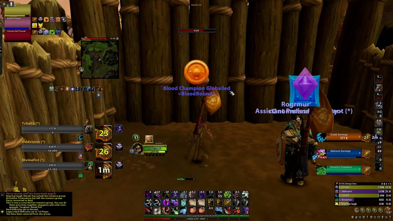 Sub Rogue - Solo Shuffle #1  - 10.0.5 NA