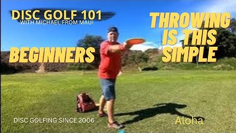 BEGINNERS THROW WITH A 90 DEGREE ARM // DISC GOLF 101