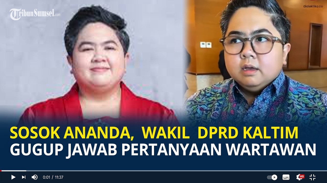 Sosok Ananda Emira Moeis, Wakil Ketua DPRD Kaltim yang Gugup Jawab Pertanyaan Wartawan