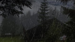 мгновенно глубокий сон и быстрое избавление от бессонницы  с звуки дождяа в туманном лесу Ночью screenshot 5