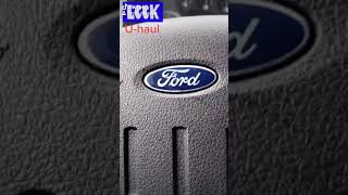 Changing clock radio in a U-Haul Ford moving truck