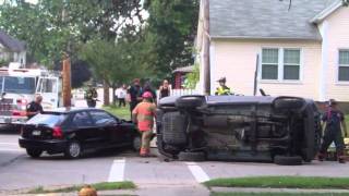 Two-car accident in Ravenna