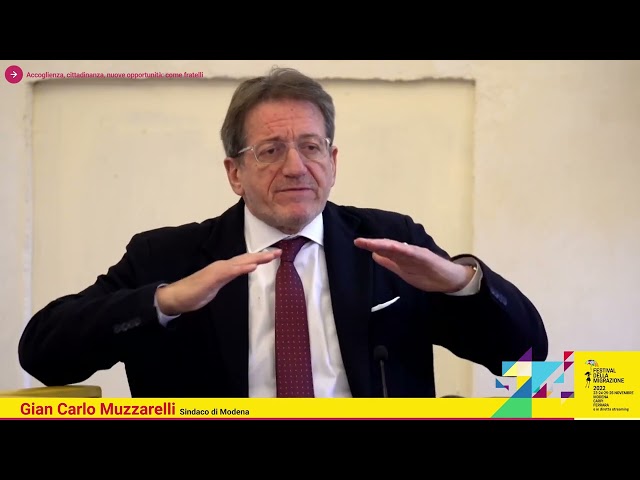 FESTIVAL DELLA MIGRAZIONE 2022 // Apertura con le autorità | Gian Carlo Muzzarelli