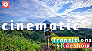 How To edit cinematic transitions slideshow in kinemaster