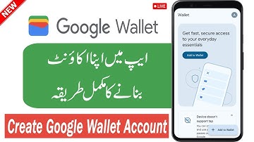 How to Create Google Wallet Account in Pakistan | Google Wallet Account Banane ka Tarika