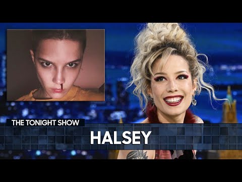 Halsey Thinks Millie Bobby Brown Would Be Perfect to Play Her in a Biopic | The Tonight Show