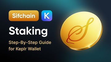 How to stake ROWAN on Sifchain using Keplr
