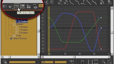 3ds max Get familiar with the Curve Editor & Set key