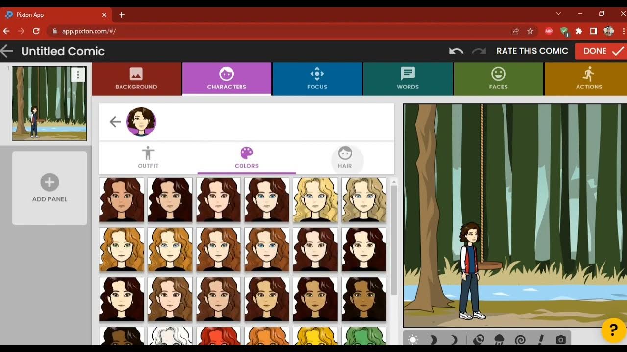 How to make a comic with Pixton app YouTube