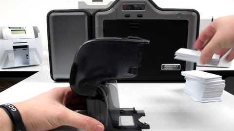 How to load cards into a HDP5000