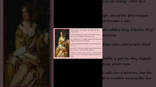 Meet Nell Gwyn: The Only Mistress the Public Adored 🎭🎭 #historysnippets
