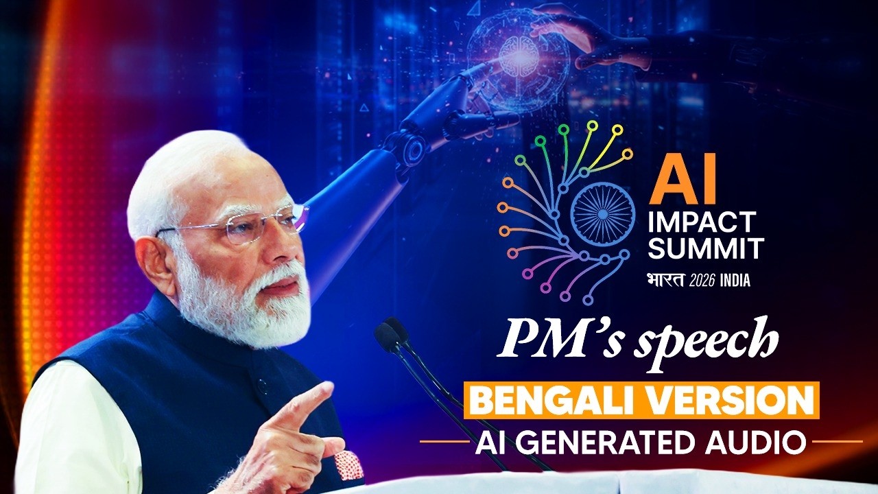 PM Modi’s speech during India AI Impact Summit 2026 | Bengali version | AI Generated Audio