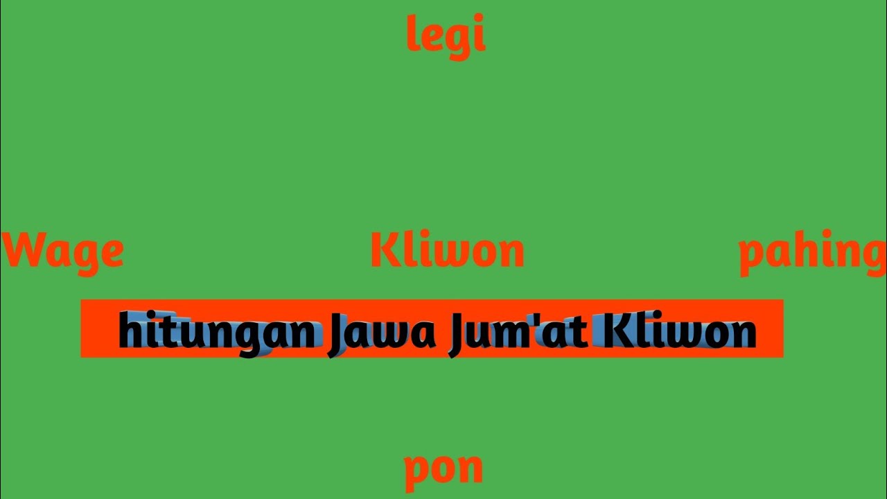 Hitungan Judi Jawa