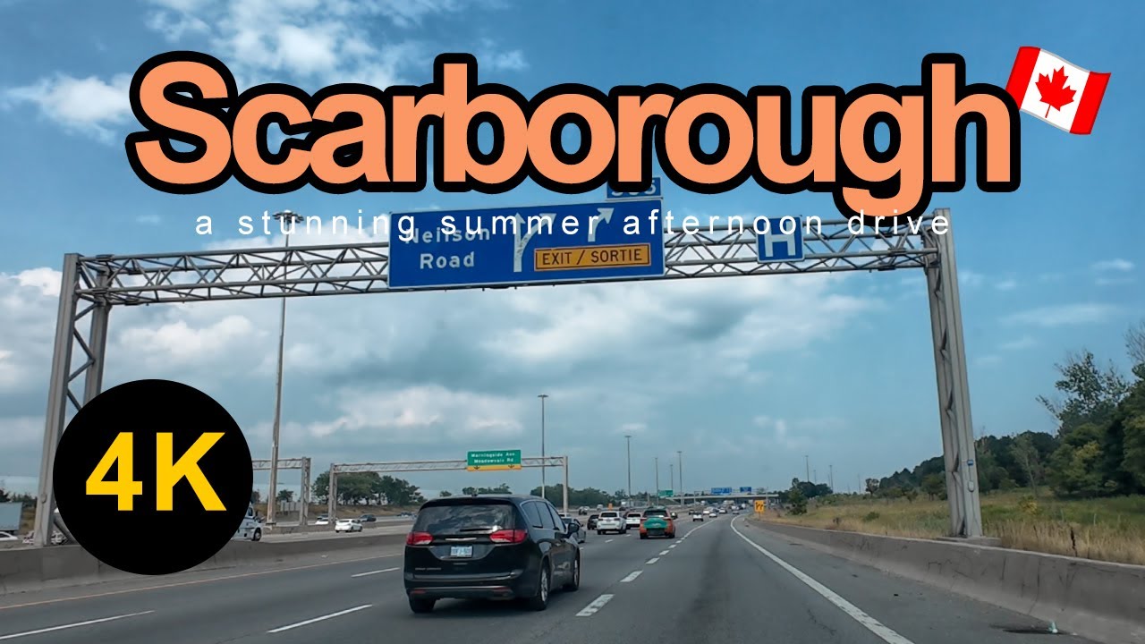 SCARBOROUGH ONTARIO: MCCOWAN ROAD & HIGHWAY 401 SUMMER DRIVE TOUR 2025 | 4K UHD
