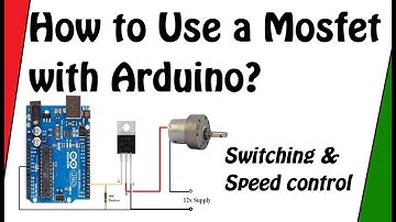 How to control Mosfet with Arduino using PWM?