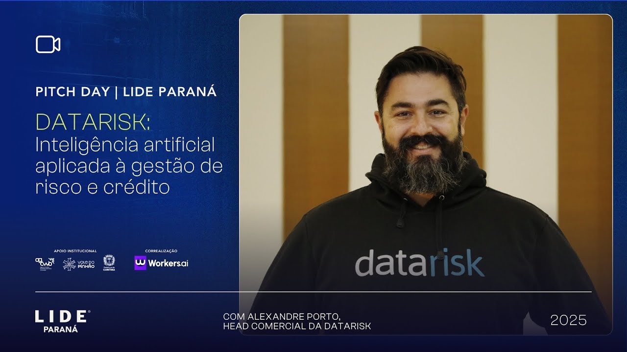 PITCH DAY LIDE PARANÁ com ALEXANDRE PORTO, HEAD COMERCIAL na Datarisk
