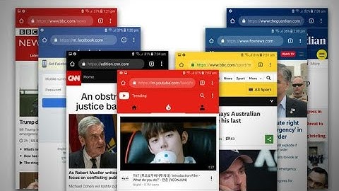 How to change the color of address bar in #blogger