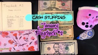 CASH STUFFING | Jan Paycheck #2 | Dave Ramsey Inspired