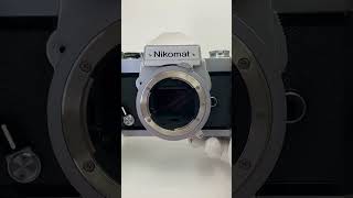 Nikon Nikomat FT2 w/ New Nikkor 50mm f/2 [Exc+5] #Nikon #Nikomat #FilmCamera #35mm #Shorts #Vintage
