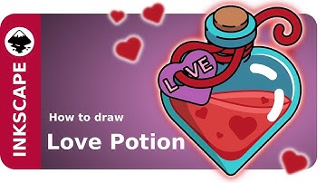 Inkscape Tutorial: How to draw a Love Potion