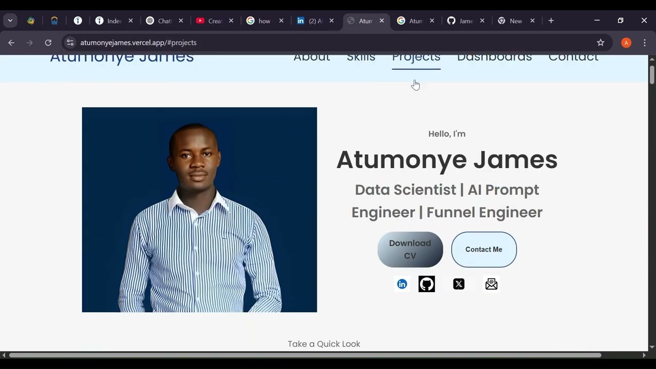 How i built My portfolio Website. Showcase Your Work Online My Portfolio Website Tour