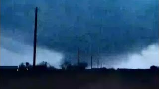 Nocturnal Wedge EF2 Tornado near Fairview, OK 3/5/2026