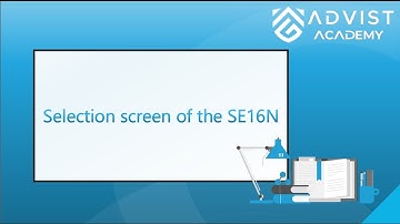SAP | Selection screen of the SE16N