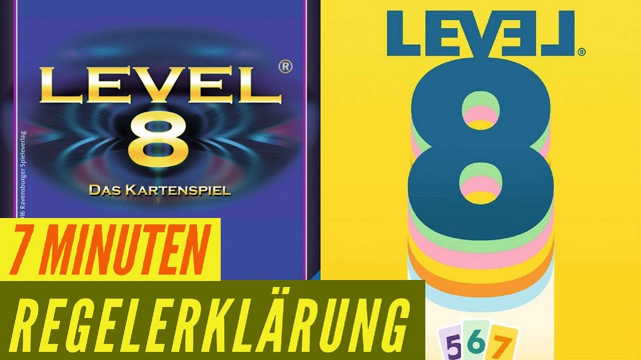 Update  Level 8 - Kartenspiel - Regeln - Aufbau - Anleitung - Regelerklärung